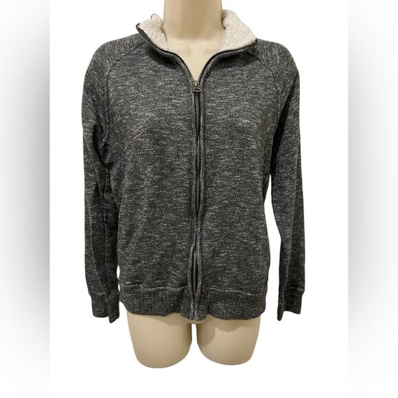LUCKY BRAND California Juniors Gray/White Jacket SZ L - Picture 1 of 6